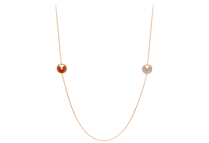KDY-B7225200 disc round lucky amulet 12mm necklace