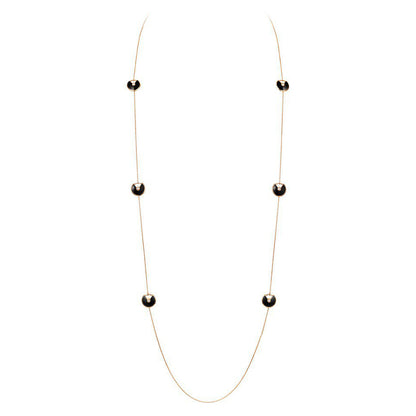KDY-B7225200 disc round lucky amulet 12mm necklace