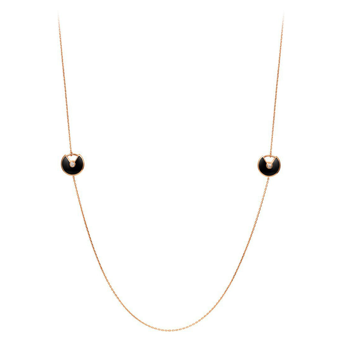 KDY-B7225200 disc round lucky amulet 12mm necklace