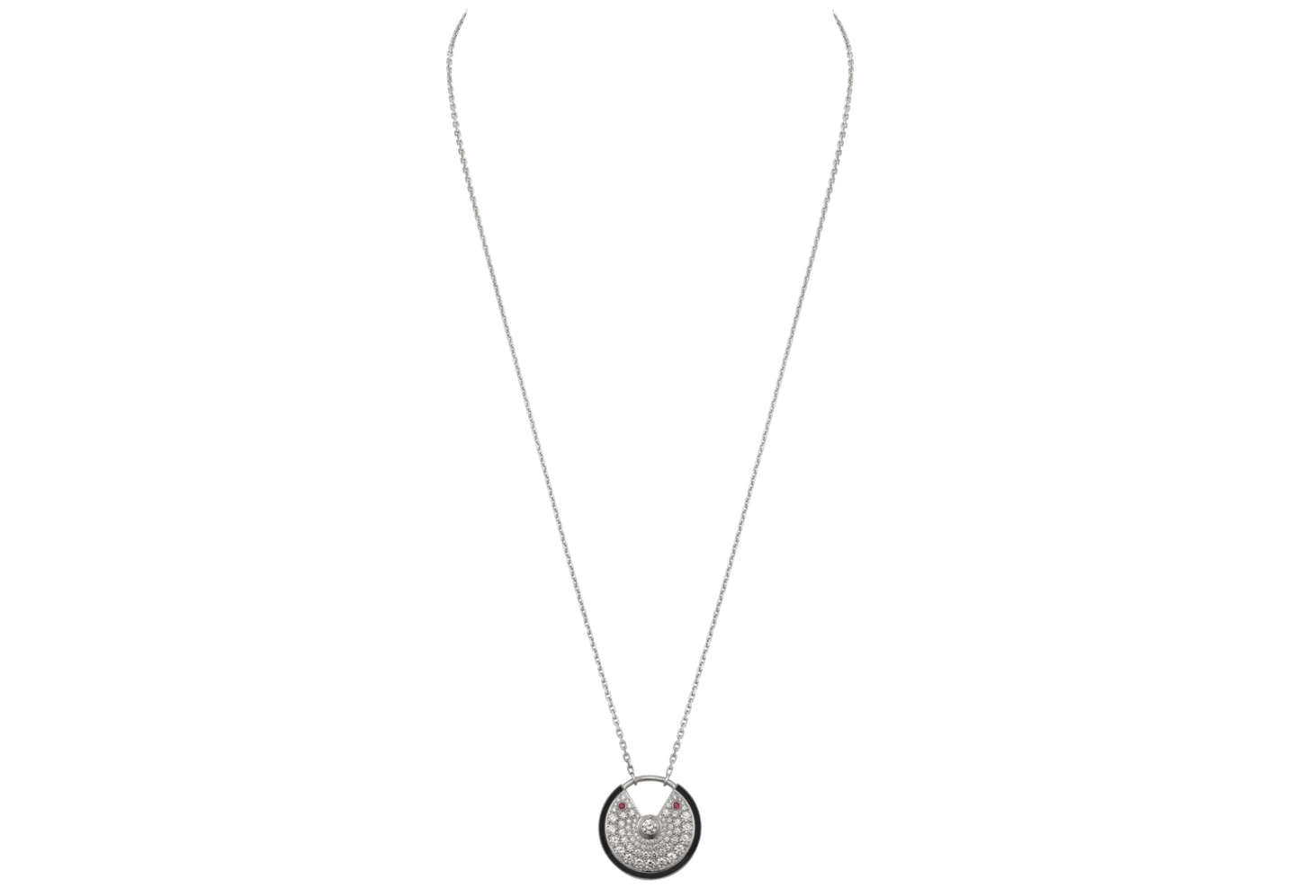 KDY-N3109600 disc round lucky amulet 25mm pendant