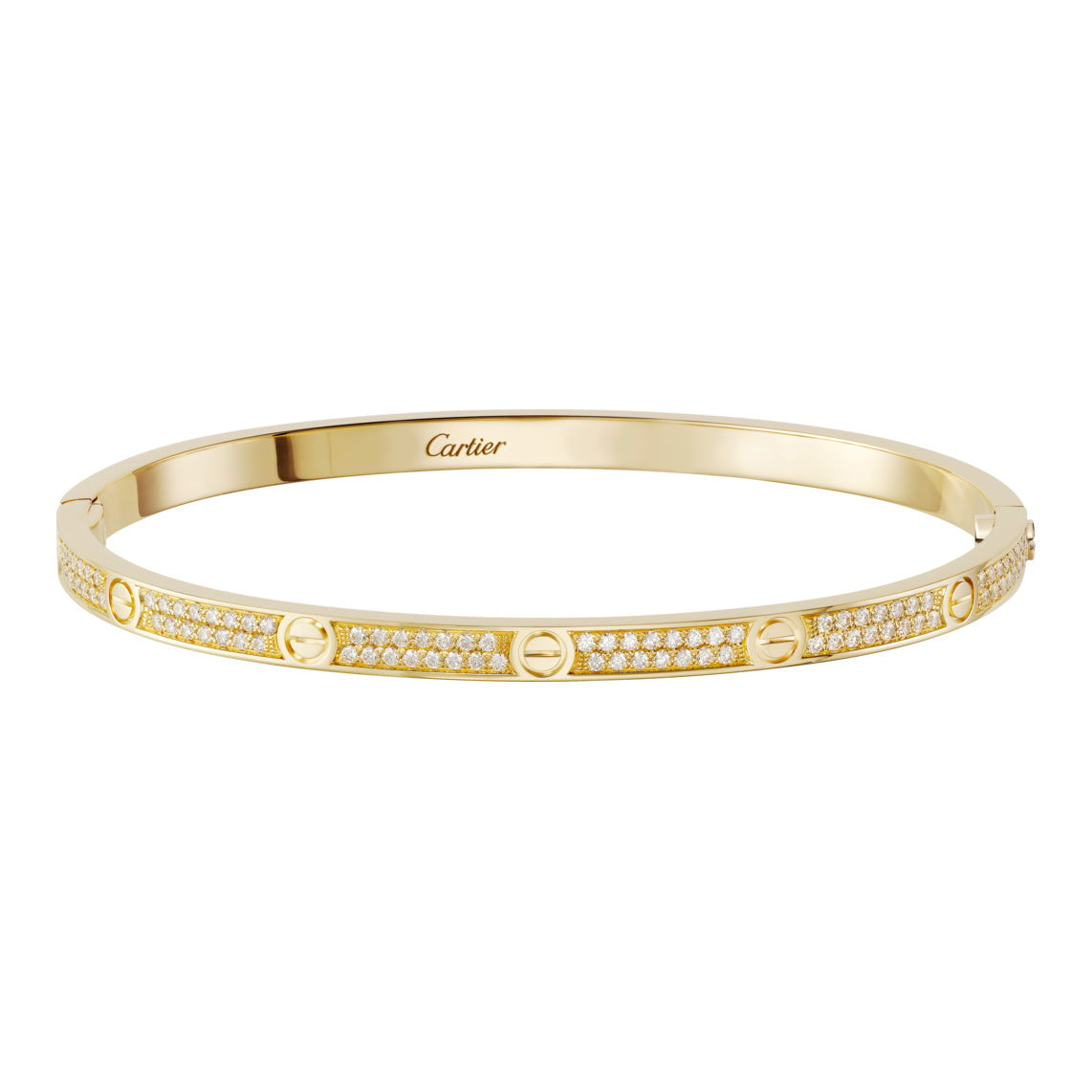 KDY-N6710617 screw narrow version full diamond bracelet
