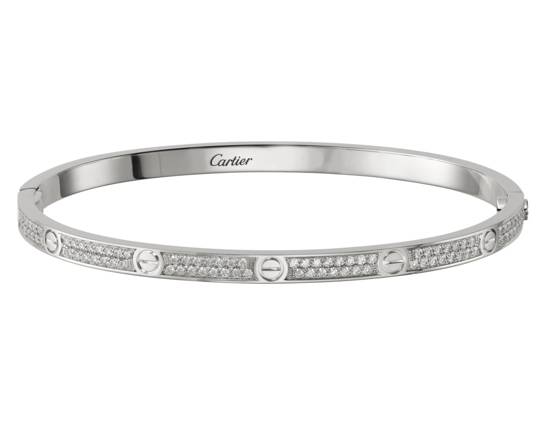 KDY-N6710617 screw narrow version full diamond bracelet