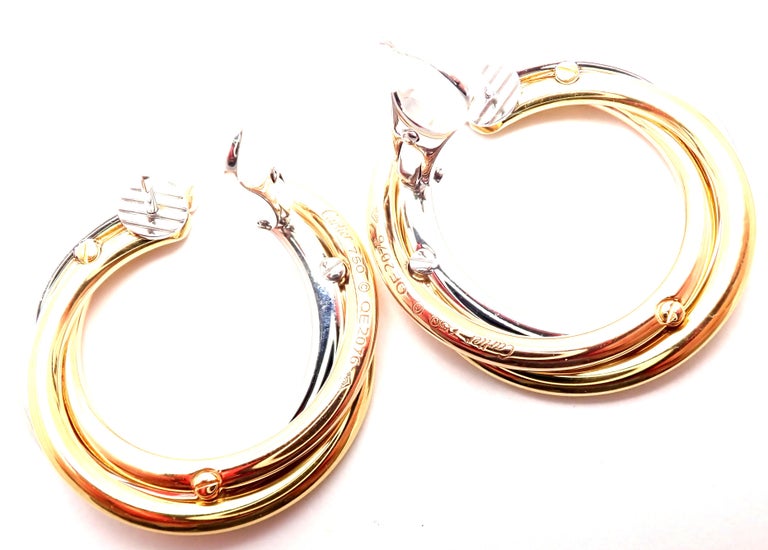KDY-N8045100 three-ring three-color earrings and earrings