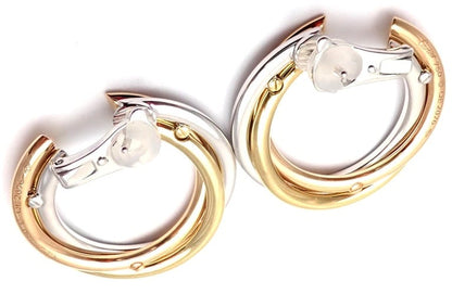 KDY-N8045100 three-ring three-color earrings and earrings