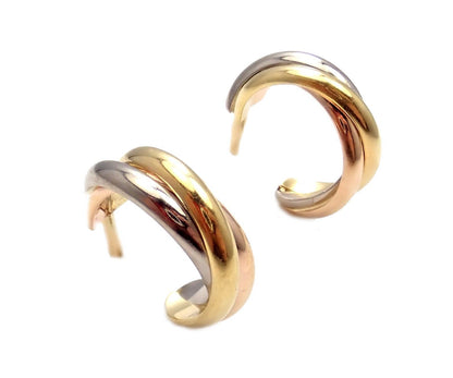 KDY-B8017100 guest version three-ring color earrings and ear clips
