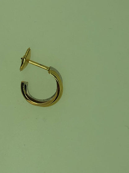 KDY-B8017100 guest version three-ring color earrings and ear clips