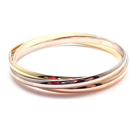 KDY-N2045980 light gold three-ring three-color bracelet