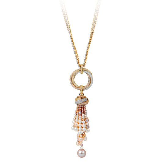KDY-HP300093 three-ring three-color pendant