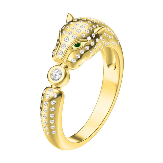 KDY-K5234740 Blister Bite Leopard Ring Bite Bucket Customer Edition Ring