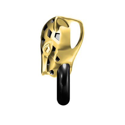 KDY-B2665976 bite circle leopard head pendant