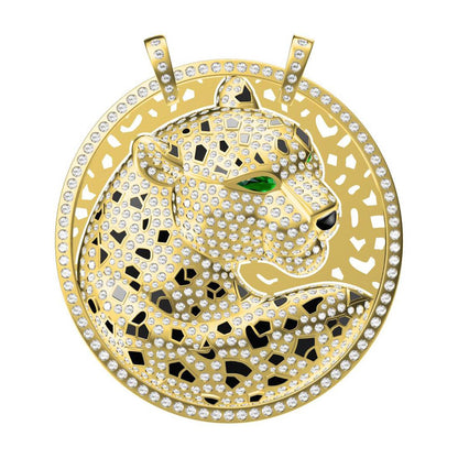 KDY-Q8706299 large tag leopard head pendant
