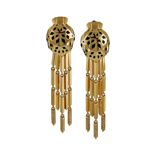 KDY-Z3280883 mechanical leopard earrings