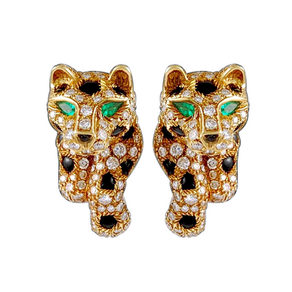 KDY-N1092559 double-footed leopard earrings