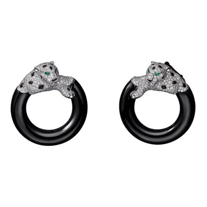 KDY-H8000073 Two-Legged Leopard Earrings