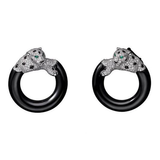 KDY-H8000073 Two-Legged Leopard Earrings