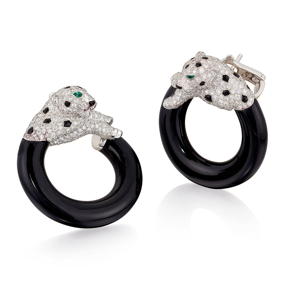 KDY-H8000073 Two-Legged Leopard Earrings