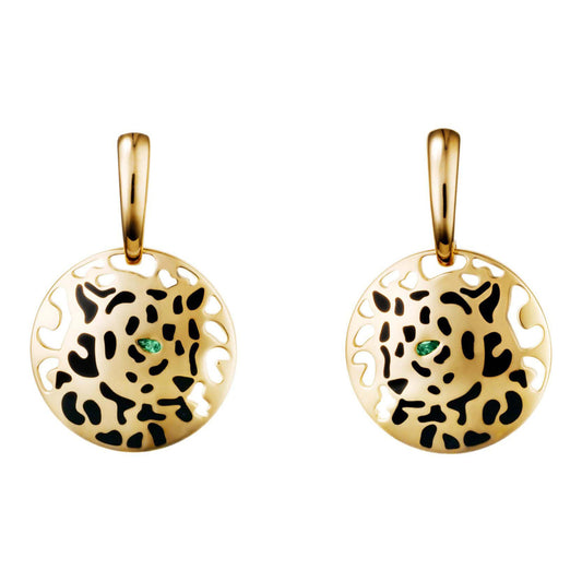 KDY-B8042500 Leopard brand earrings round earrings