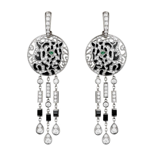 KDY-N8048000 Leopard brand earrings, ear clips and ear rackets
