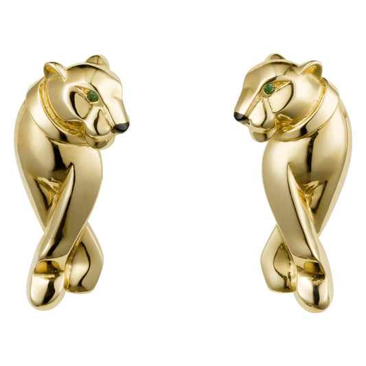 KDY-N8756340 large wishbone leopard earrings ear clip