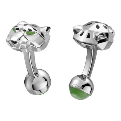 KDY-T1220639 leopard head cufflinks customer version