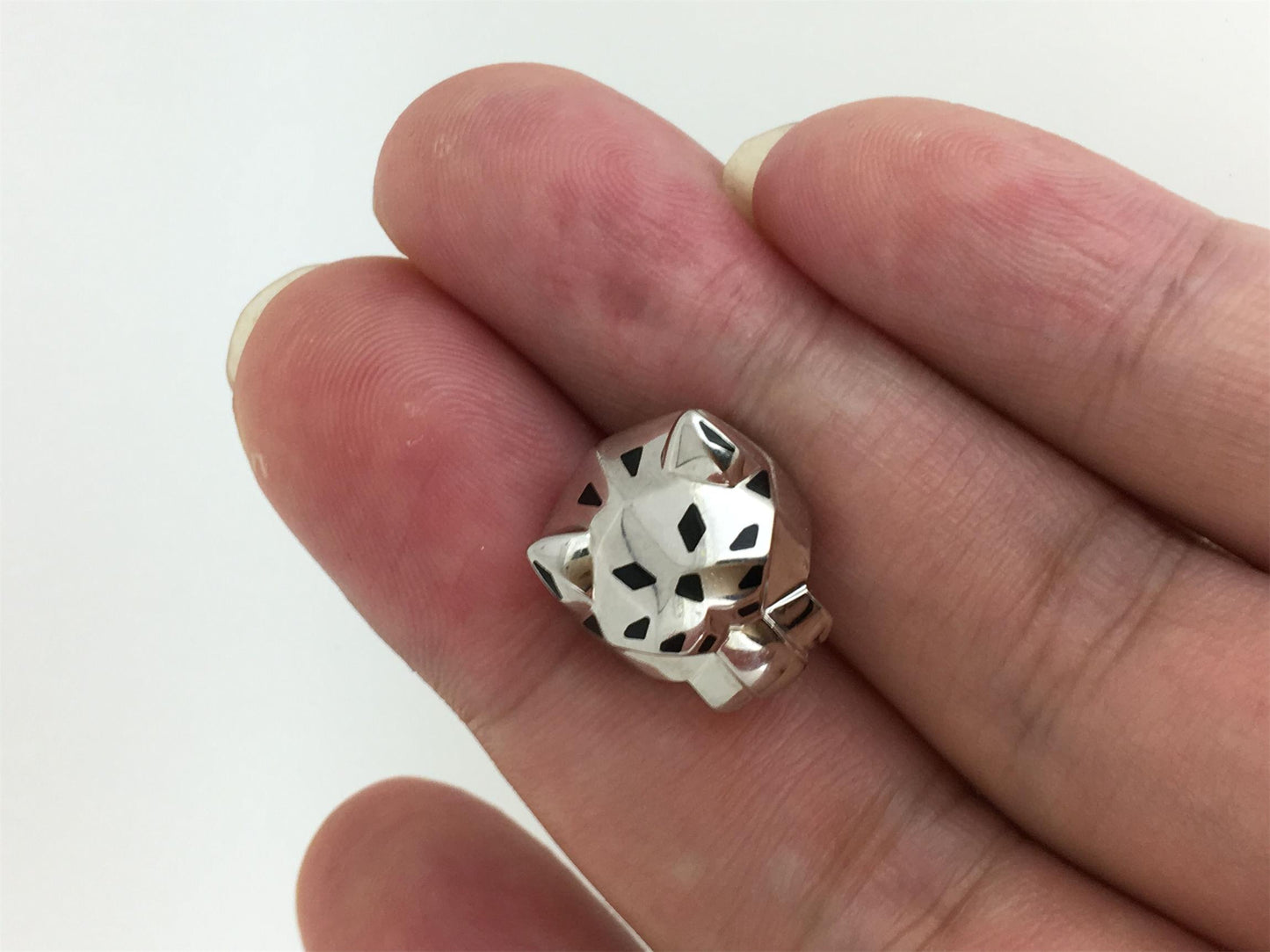 KDY-T1220639 leopard head cufflinks customer version