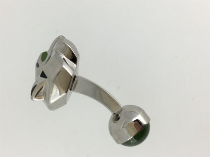 KDY-T1220639 leopard head cufflinks customer version