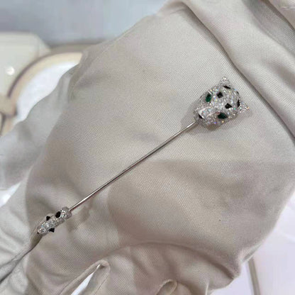 KDY-N5300310 leopard head brooch