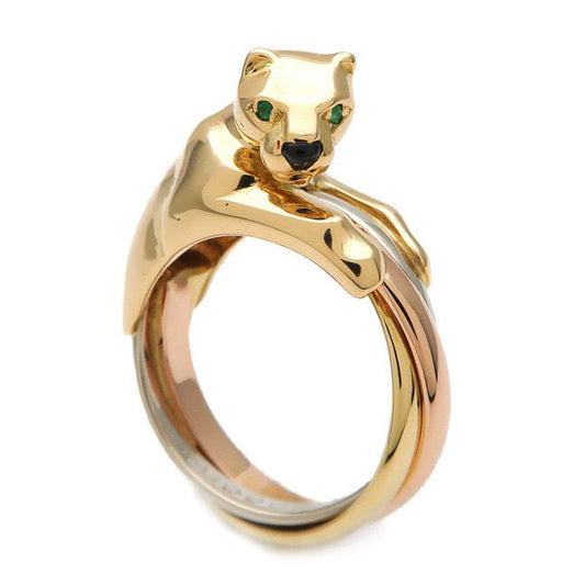 KDY-N3933721 three-color ring leopard ring two-legged leopard
