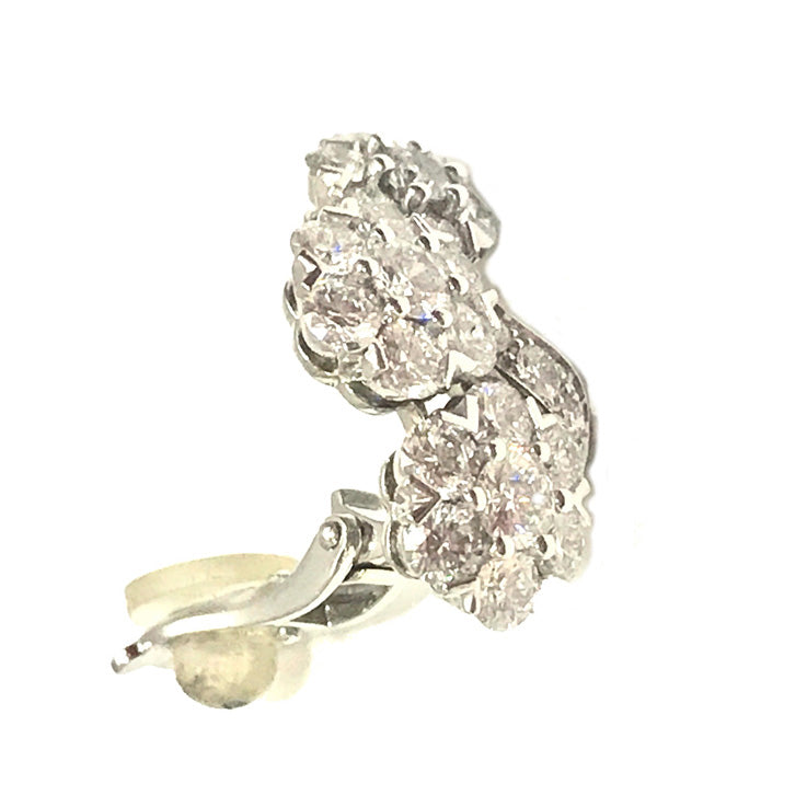 VCARO3RK00 six-circuit one-three flower ear clips
