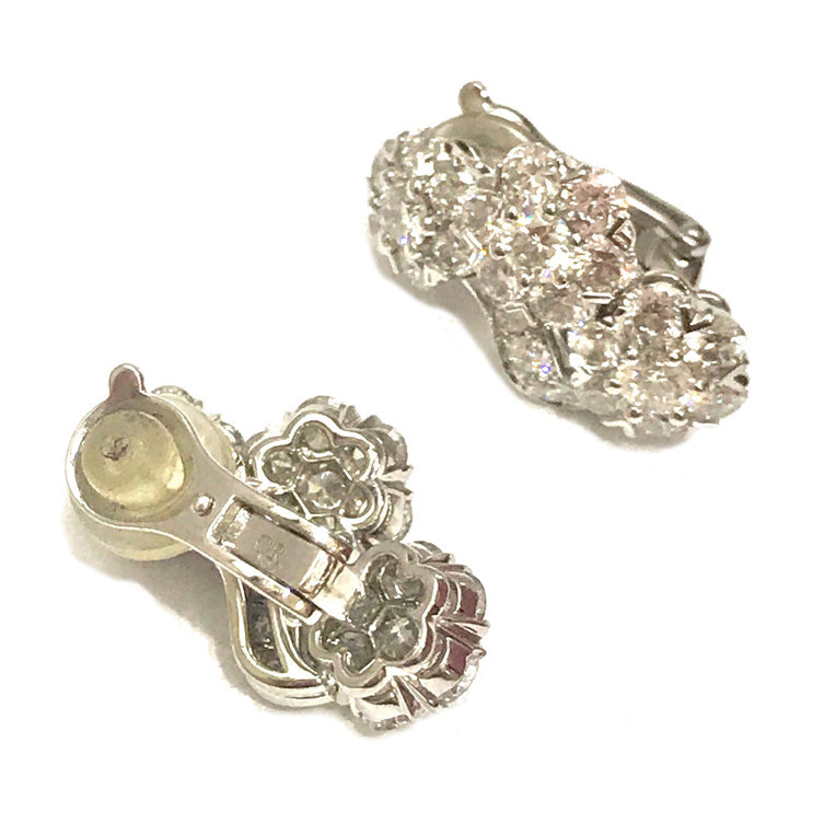 VCARO3RK00 six-circuit one-three flower ear clips