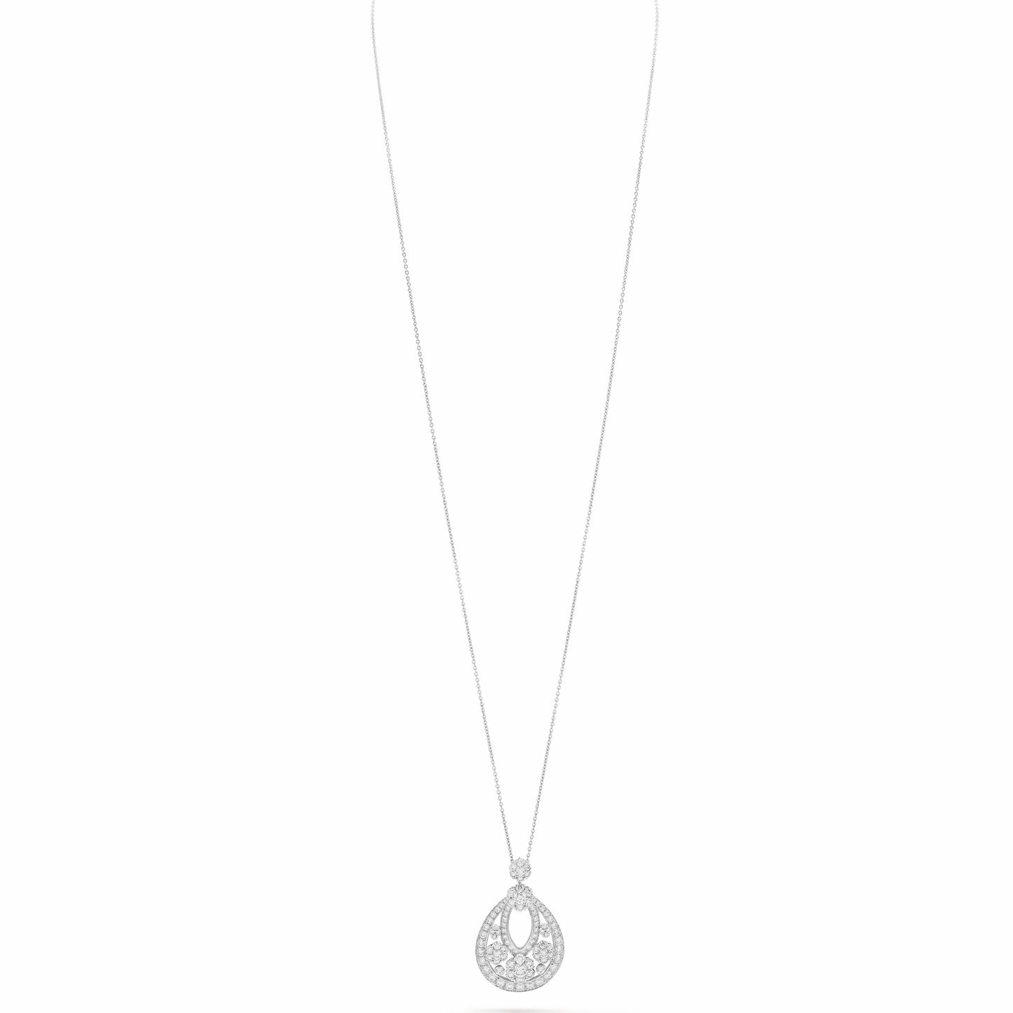 VCARP39300 Six circumferences, one flower and multiple wear necklaces