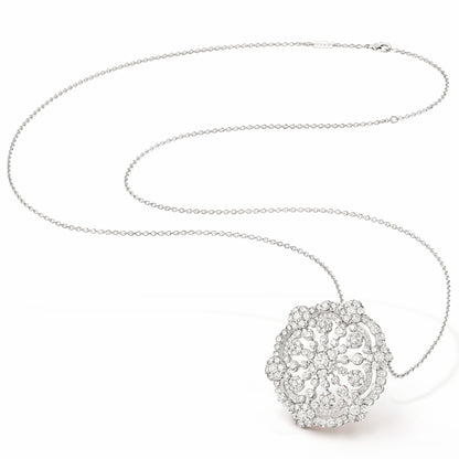 VCARP39900 six-circle one-flower brooch pendant