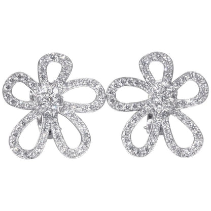VCARF99000 five-leaf flower six-circuit one ear clip 28.3mm