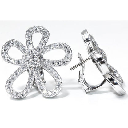 VCARF99000 five-leaf flower six-circuit one ear clip 28.3mm