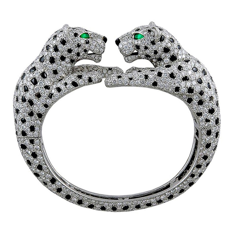 KDY-O6125696 double-headed and double-footed leopard bracelet