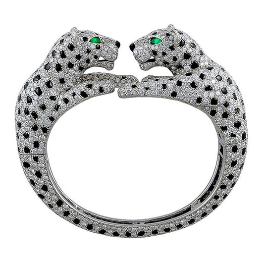 KDY-O6125696 double-headed and double-footed leopard bracelet