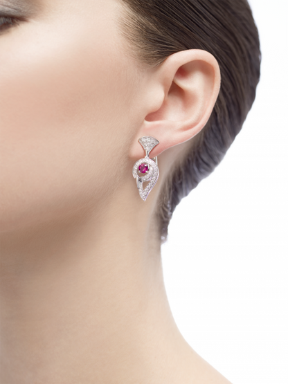 BGL-354082-OR858089 fan beak earrings fan earrings