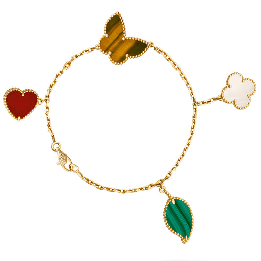 VCARD79600 guest version four-leaf clover 4 pattern bracelet