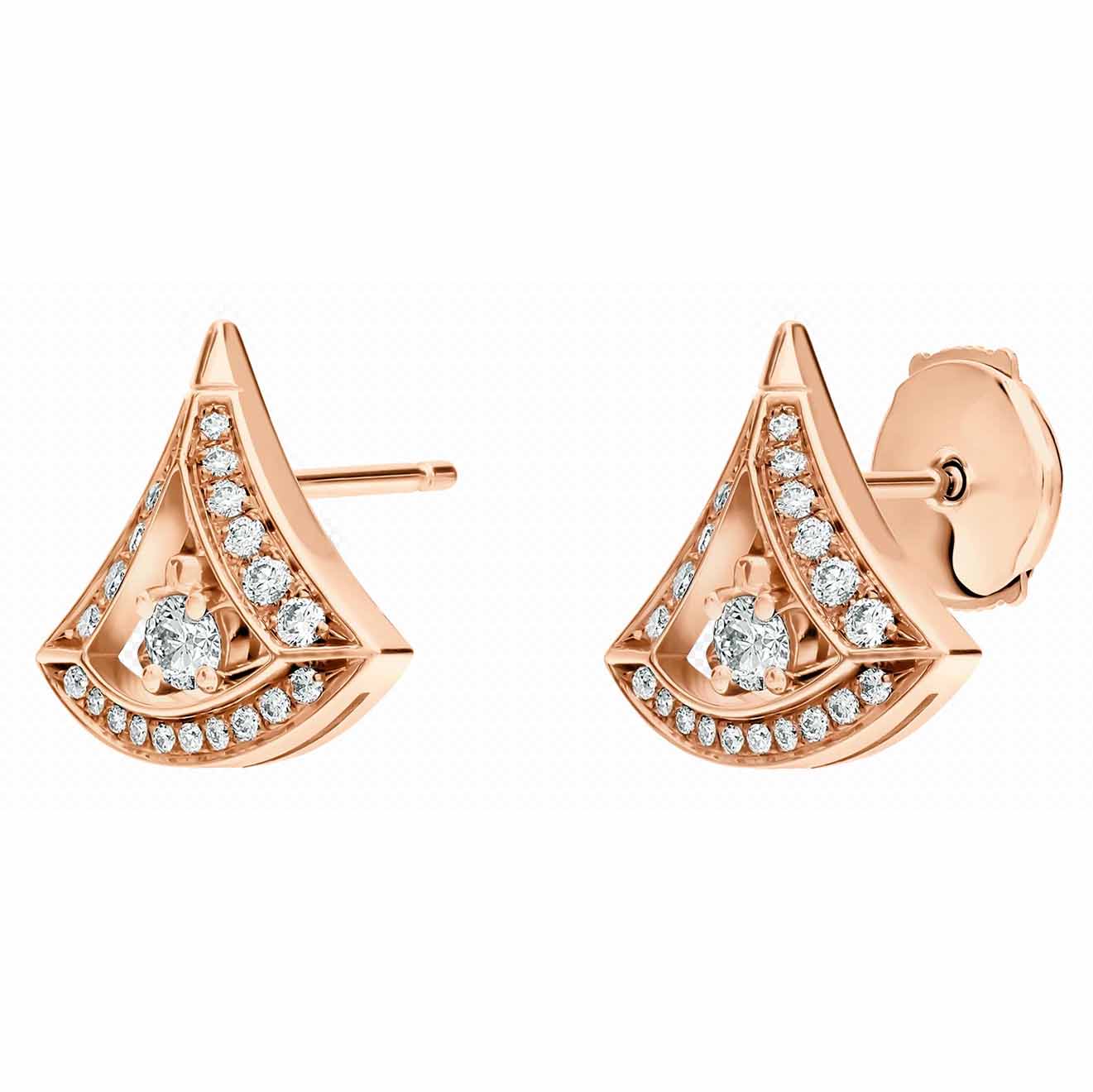 BGL-356450 hollow fan-shaped earrings fan skirt earrings