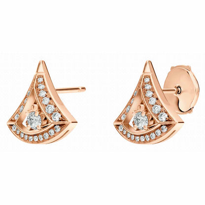 BGL-356450 hollow fan-shaped earrings fan skirt earrings