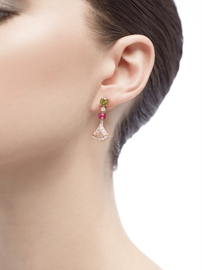 BGL-OR858402-355616 fan-shaped hollow colorful treasure fan skirt earrings