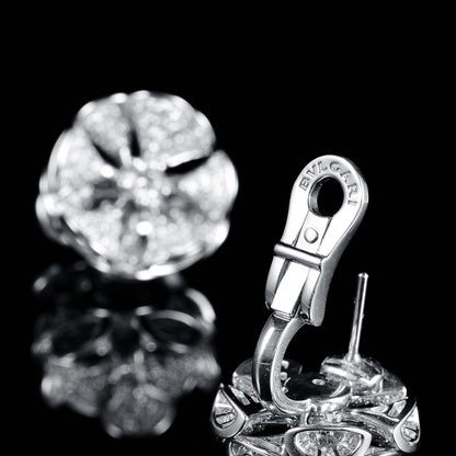 BGL-350785-OR857273 fan-shaped windmill fully inlaid small fan earrings