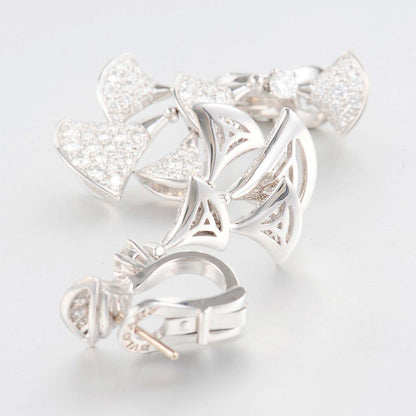 BGL-352809-OR857774 fan-shaped large set of full diamond fan skirt earrings