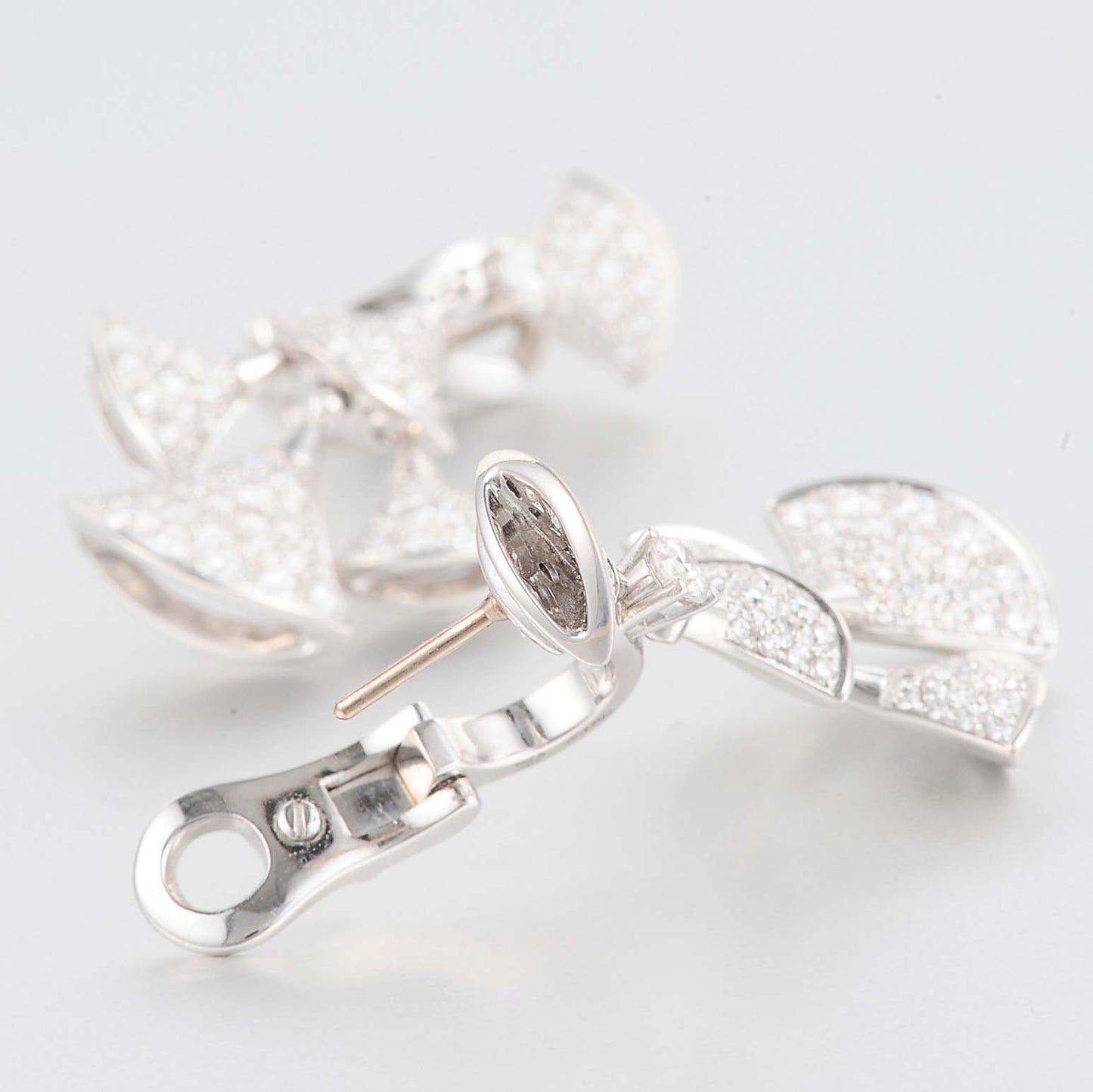 BGL-352809-OR857774 fan-shaped large set of full diamond fan skirt earrings