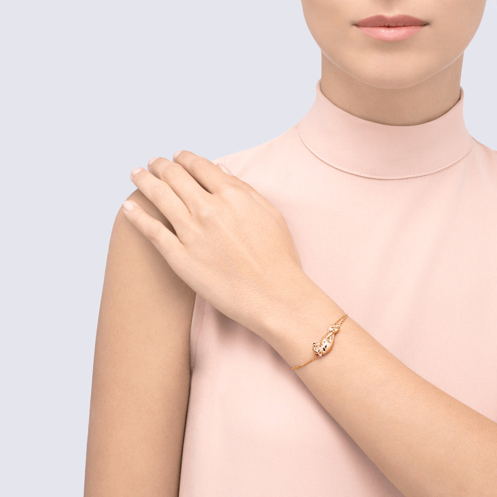 KDY-B6038717 Wishbone Leopard Bracelet