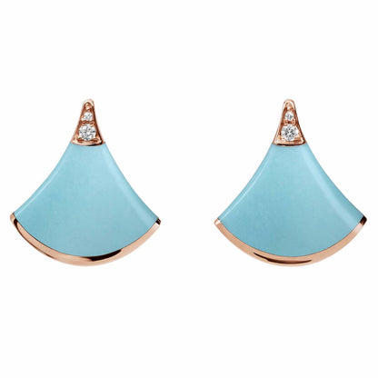 BGL-352600 single fan skirt earrings fan earrings
