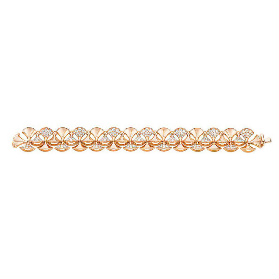 BGL-BR856497 half-diamond fan-shaped skirt fan large set bracelet chain length 175mm