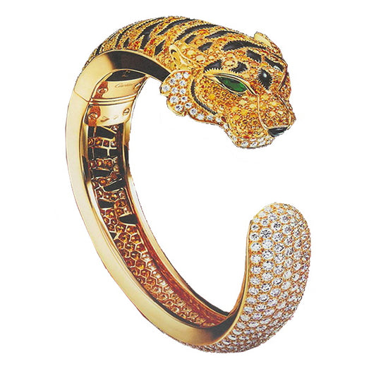 KDY HP600374 Tiger Straight Open Bracelet