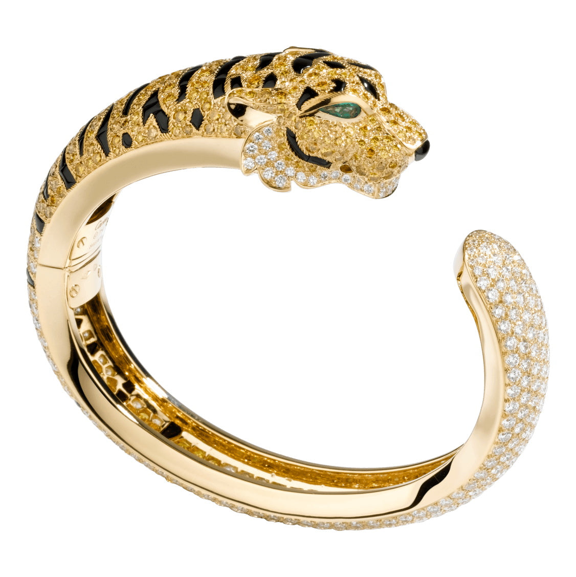 KDY HP600374 Tiger Straight Open Bracelet