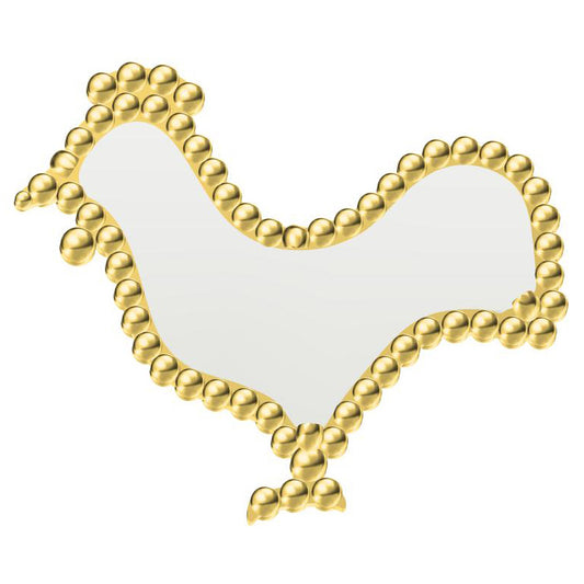 VCA2862710 rooster bead pendant